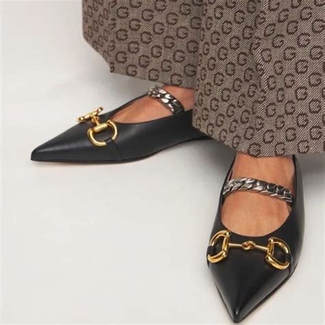 gucci deva flats|net a porter Gucci flats.